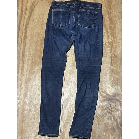 RAG & BONE Jeans Womens 29 Woodford Heritage Skinny Ankle Blue @k9 #W1502K520 - Picture 4 of 12